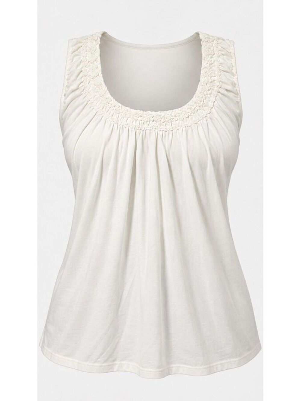 Kim Rogers Woman White Sleeveless Tank Top NWT Size 2X